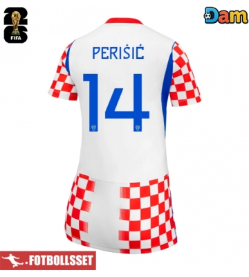 Kroatien Ivan Perisic #14 Hemmatröja Dam VM 2026 Kortärmad
